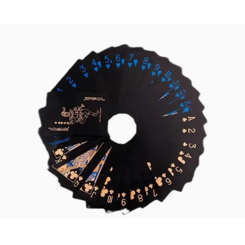 Waterproof PVC Playing Cards Set - Durable 54-Card Deck for Parties Games Cardistry and Magic Tricks Ideal for Family Fun
