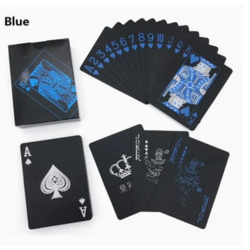 Waterproof PVC Playing Cards Set - Durable 54-Card Deck for Parties Games Cardistry and Magic Tricks Ideal for Family Fun