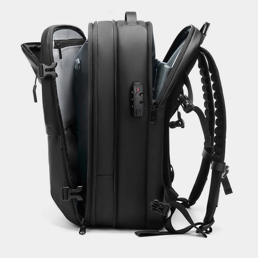 Vacpack Backpack, 60l Expandable Backpack With Vacuum Compression, Waterproof And Anti-theft Vacuum