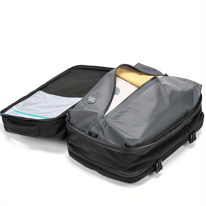 Vacpack Backpack, 60l Expandable Backpack With Vacuum Compression, Waterproof And Anti-theft Vacuum