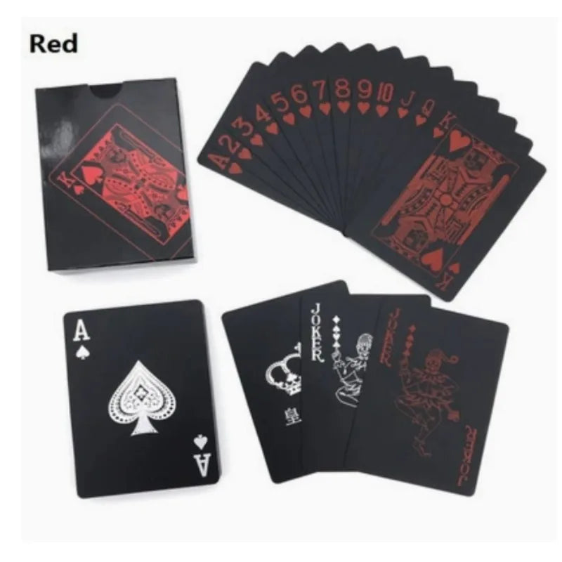 Waterproof PVC Playing Cards Set - Durable 54-Card Deck for Parties Games Cardistry and Magic Tricks Ideal for Family Fun