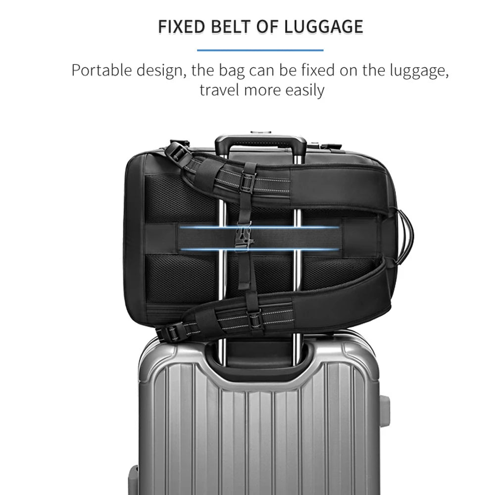 Vacpack Backpack, 60l Expandable Backpack With Vacuum Compression, Waterproof And Anti-theft Vacuum