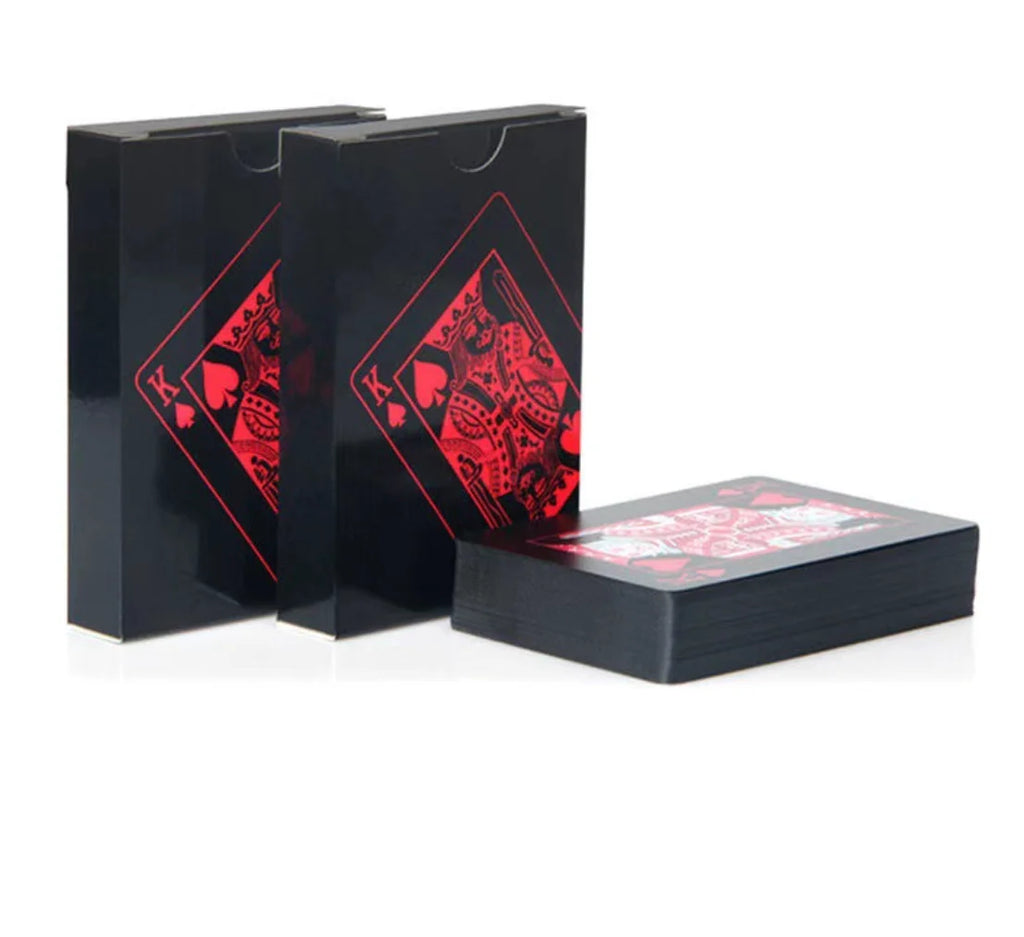 Waterproof PVC Playing Cards Set - Durable 54-Card Deck for Parties Games Cardistry and Magic Tricks Ideal for Family Fun